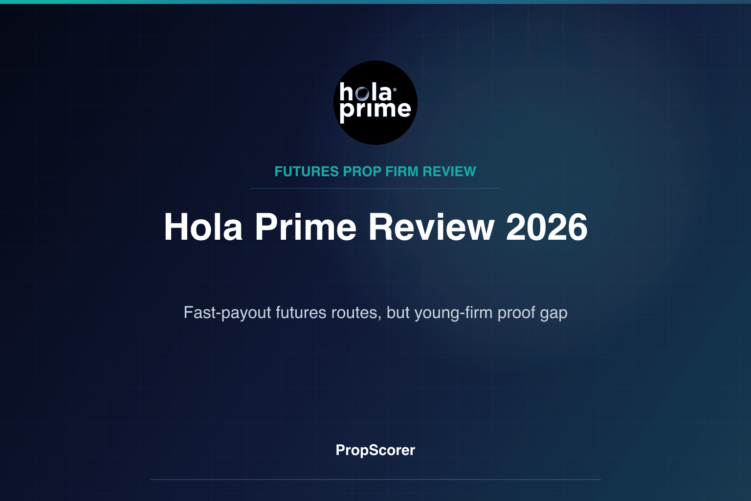 Hola Prime Review 2026: Fast-Payout Futures Routes, But Young-Firm Proof Gap